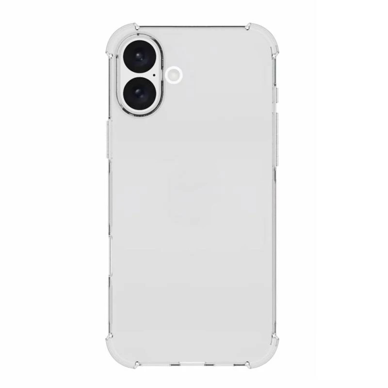 iPhone 16 Shockproof Transparent TPU Skal