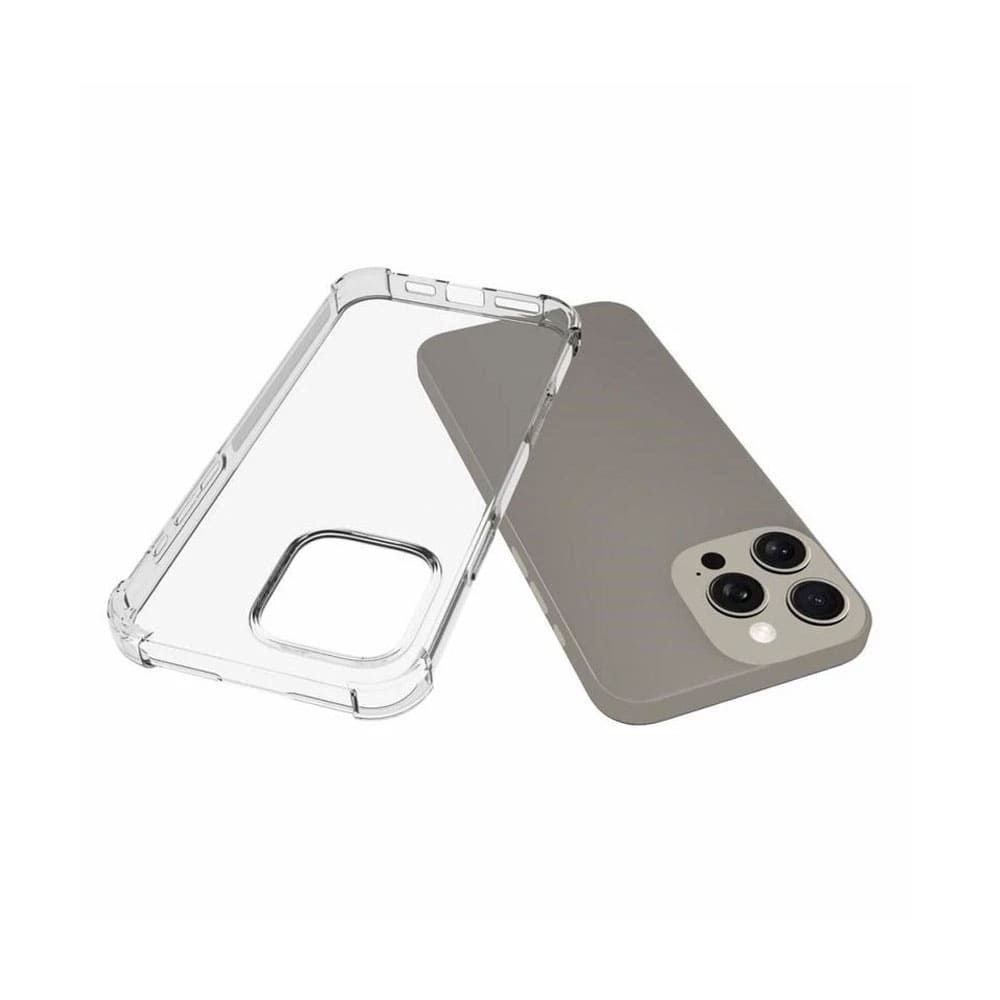  iPhone 16 Pro Shockproof Transparent TPU Skal
