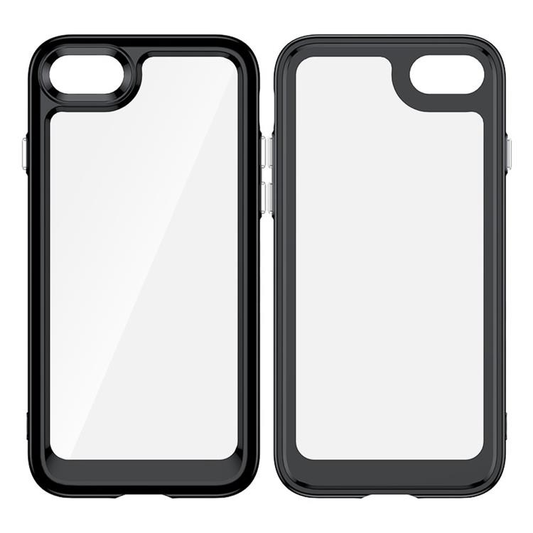  iPhone 7/8/SE (2020/2022) TPU Skal - Svart Ram