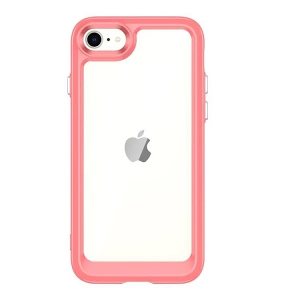  iPhone 7/8/SE (2020/2022) TPU Skal - Röd Ram