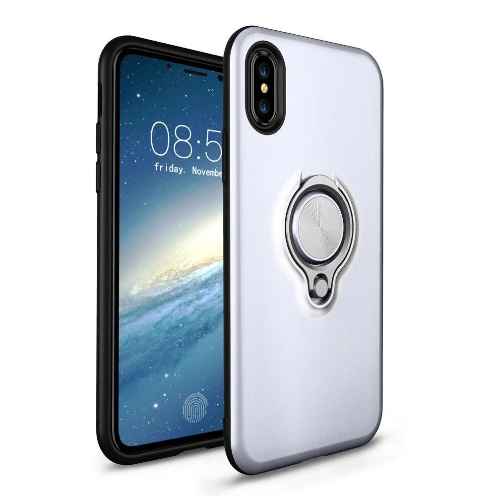  iPhone X/Xs Ringskal Silver