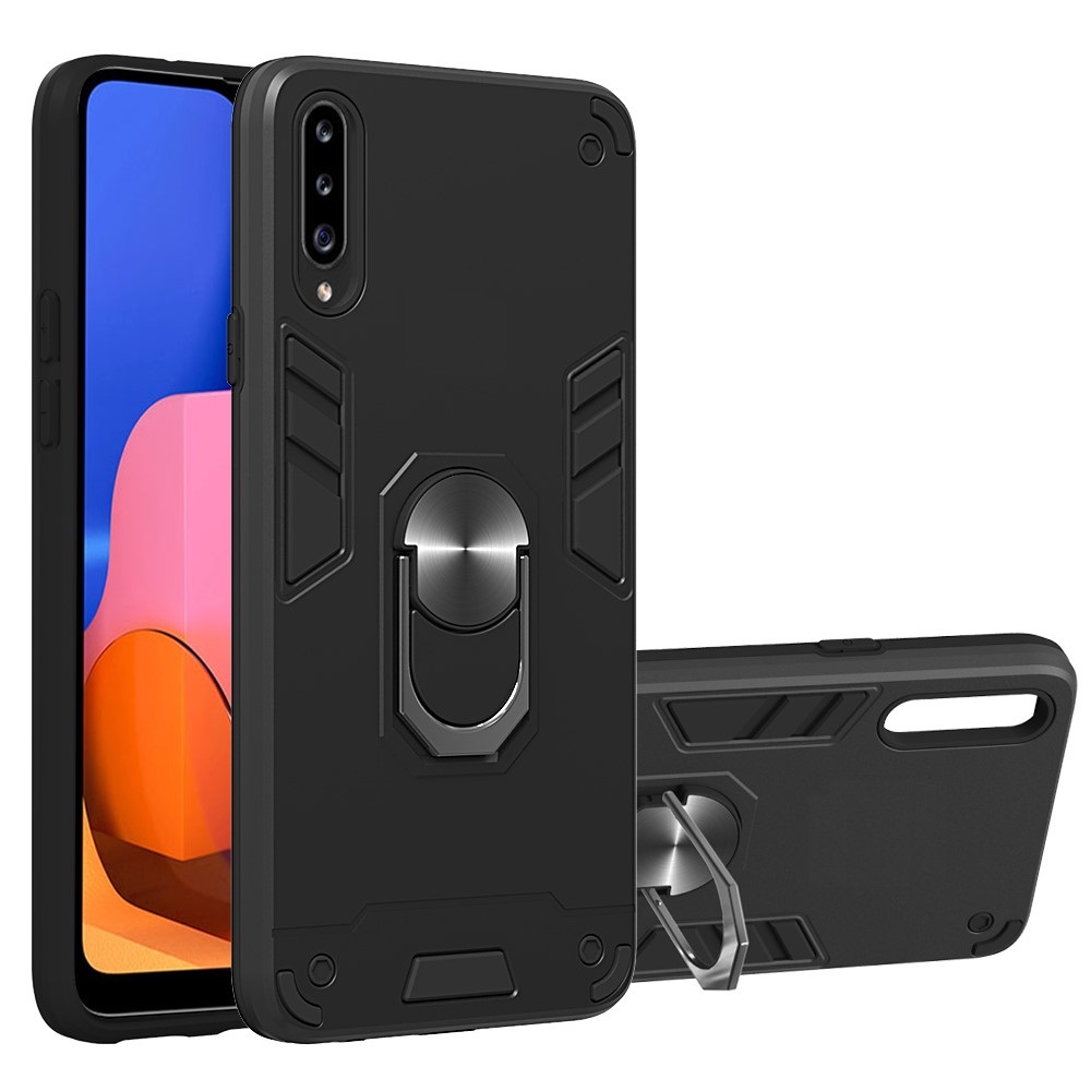  Samsung Galaxy A10 Ring Skal - Svart