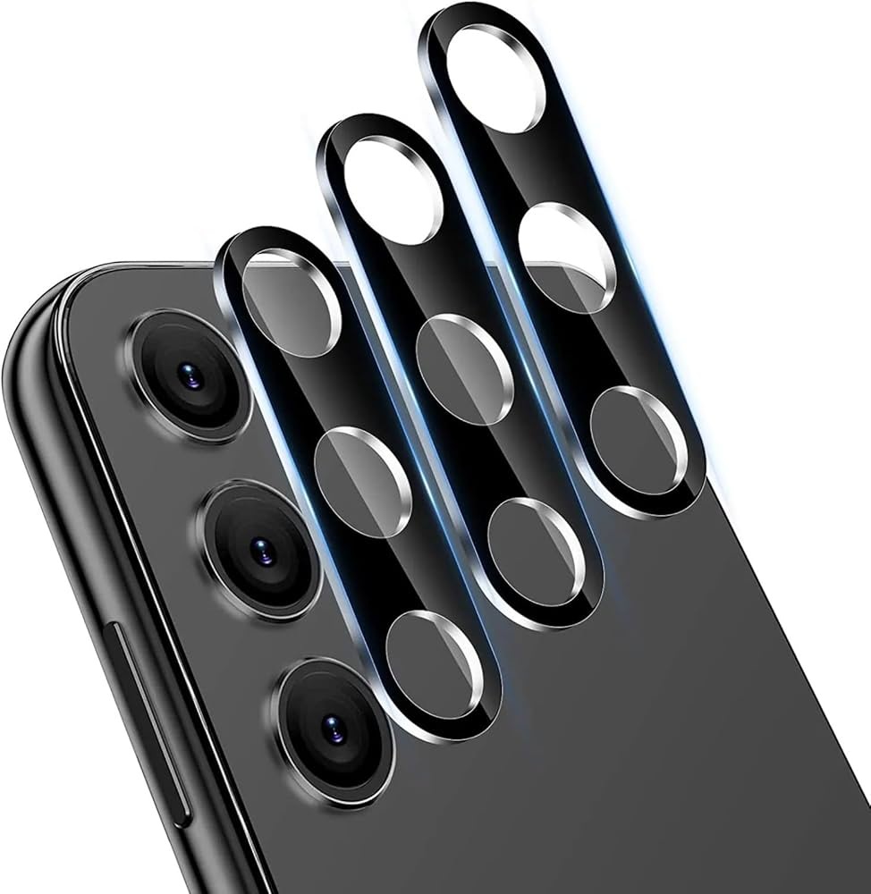  3-Pack Samsung A54 Linsskydd I Härdat Glas - Svart