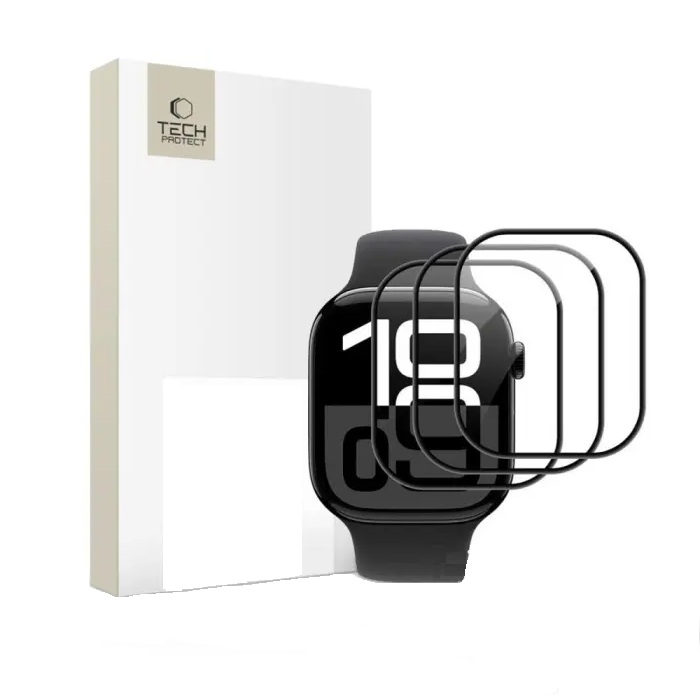 Tech-Protect Tech-Protect Apple Watch 11/10 46 mm 3-PACK Skärmskydd