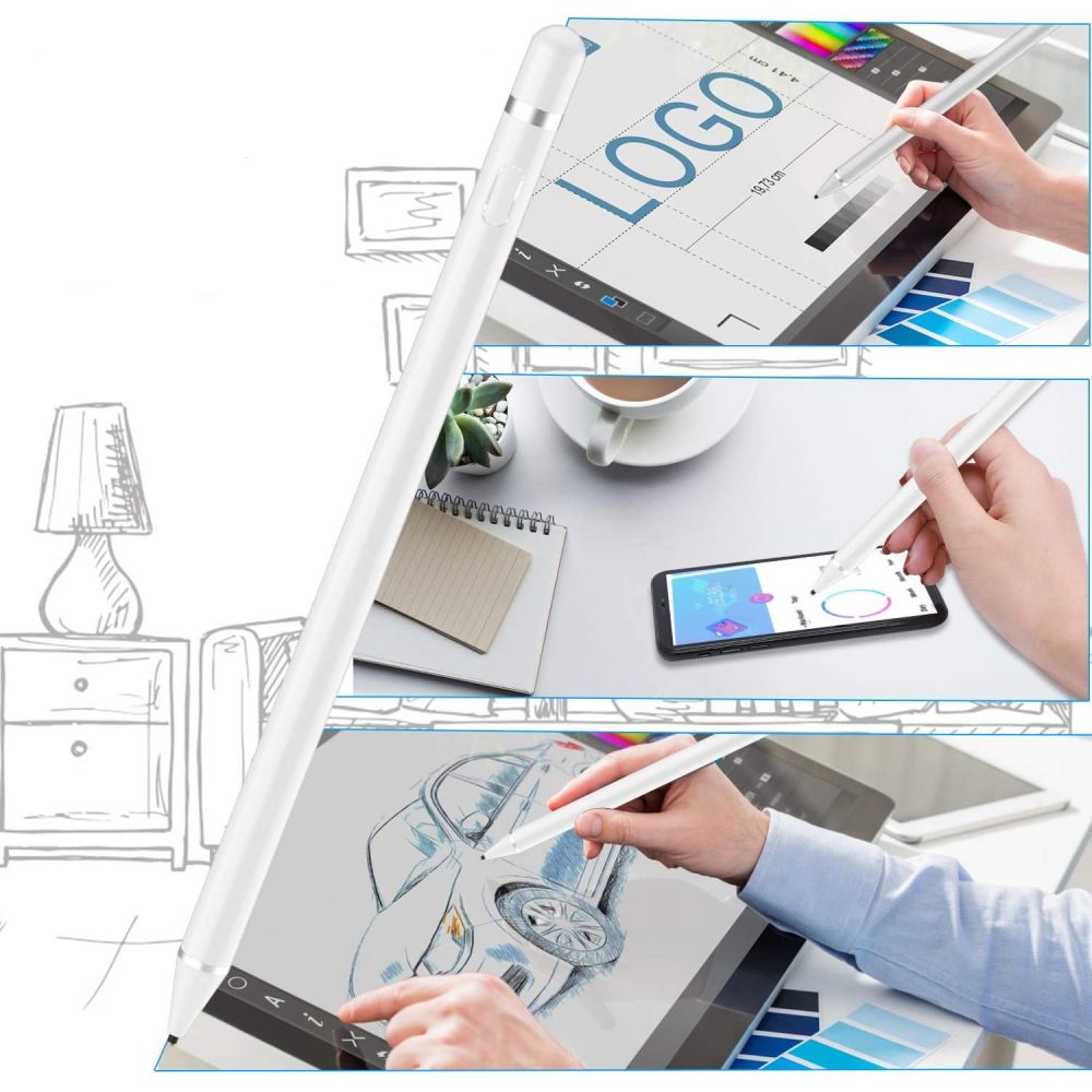 Tech-Protect Tech-Protect Active Stylus Touchpenna Vit
