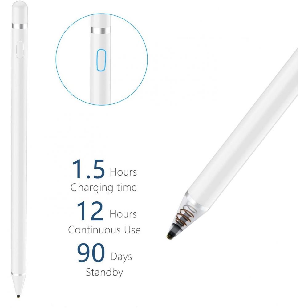 Tech-Protect Tech-Protect Active Stylus Touchpenna Vit