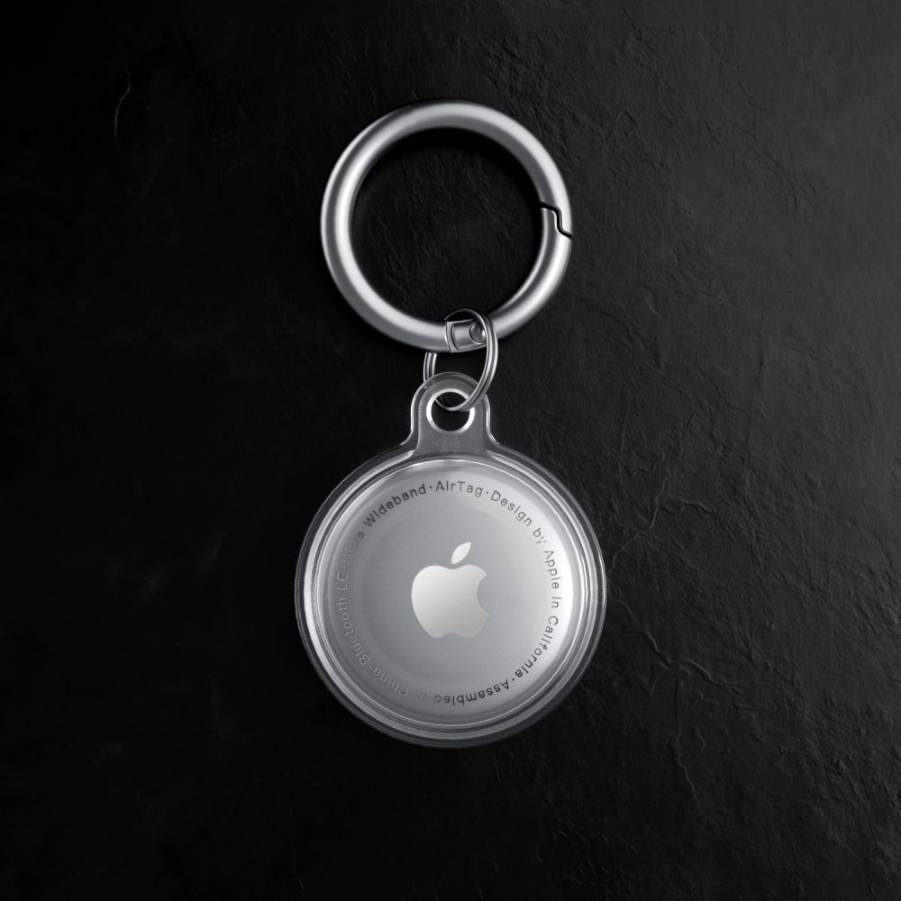 Tech-Protect Tech-Protect Apple AirTag 2/1 Hållare Nyckelring Icon Transparent