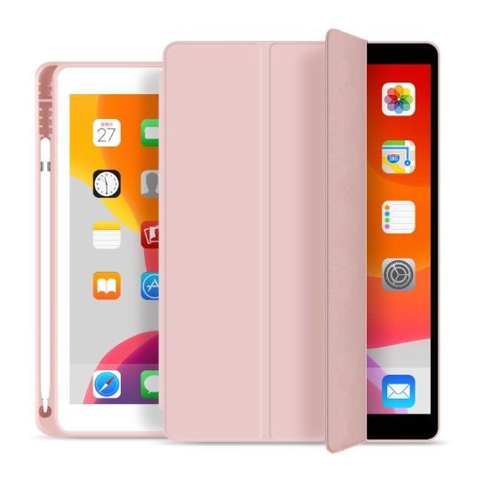 Tech-Protect Tech-Protect iPad 10.2 2019/2020/2021 Fodral Med Pennhållare Rosa