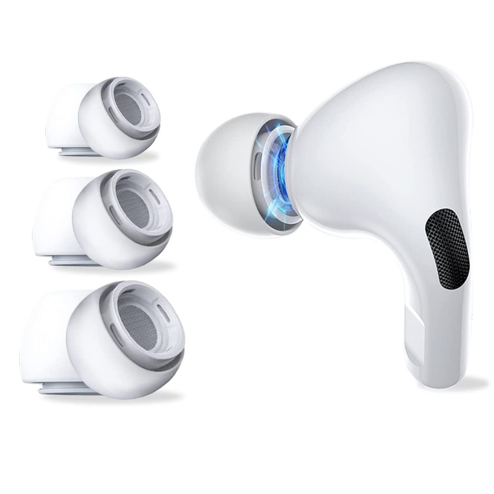 Tech-Protect Tech-Protect 3-PACK Öronpluggar / Earbuds AirPods Pro 1/2 Vit