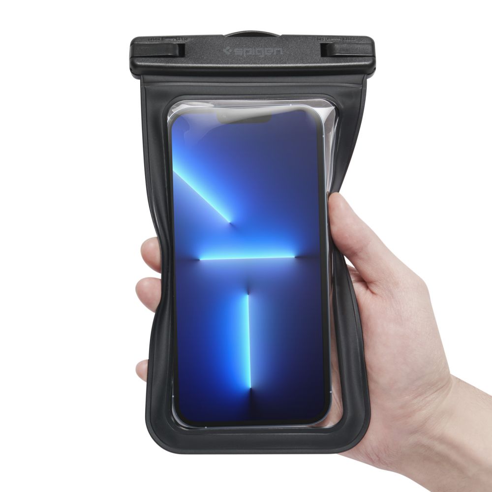 Spigen Spigen 2-PACK Universal Vattentät Påse / Mobilväska Svart