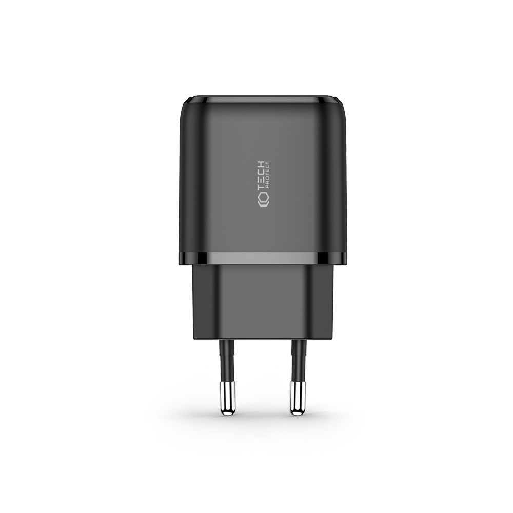 Tech-Protect Tech-Protect 20W Väggladdare PD QC USB-C / USB-A Svart