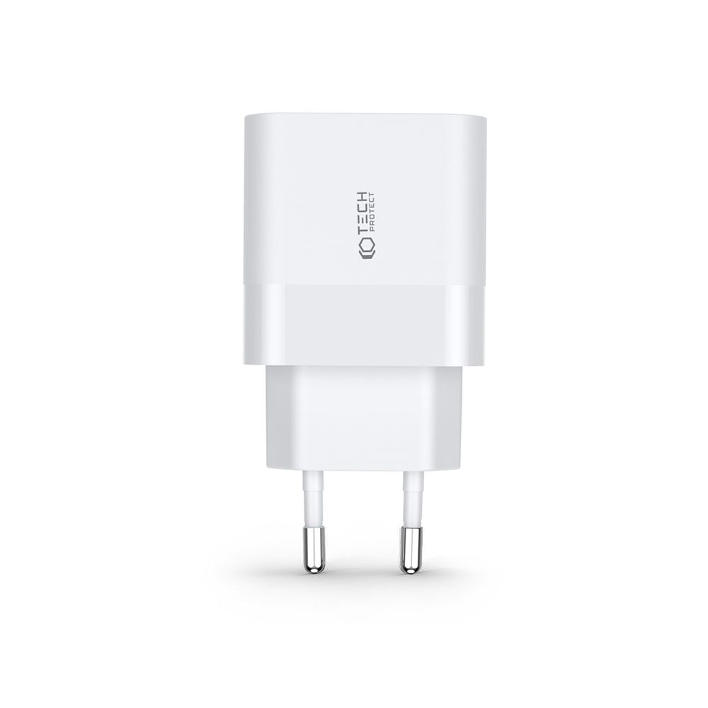 Tech-Protect Tech-Protect 30W PD QC USB-C / USB-A Väggladdare Vit