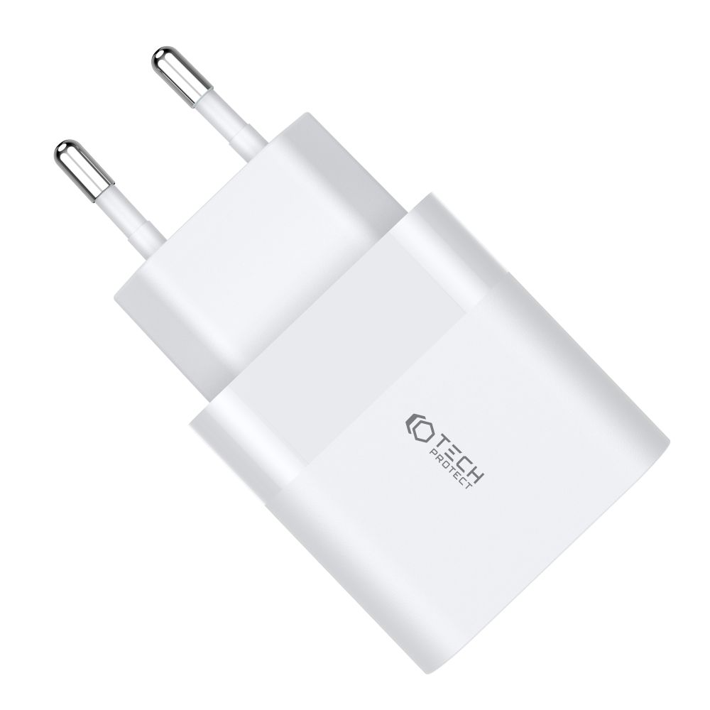 Tech-Protect Tech-Protect 30W PD QC USB-C / USB-A Väggladdare Vit