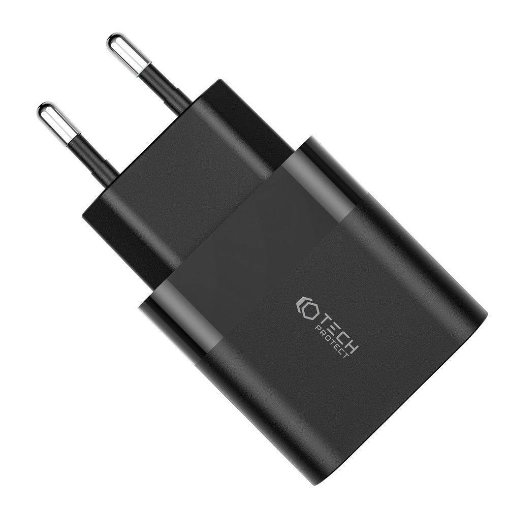 Tech-Protect Tech-Protect 30W PD QC USB-C / USB-A Väggladdare Svart