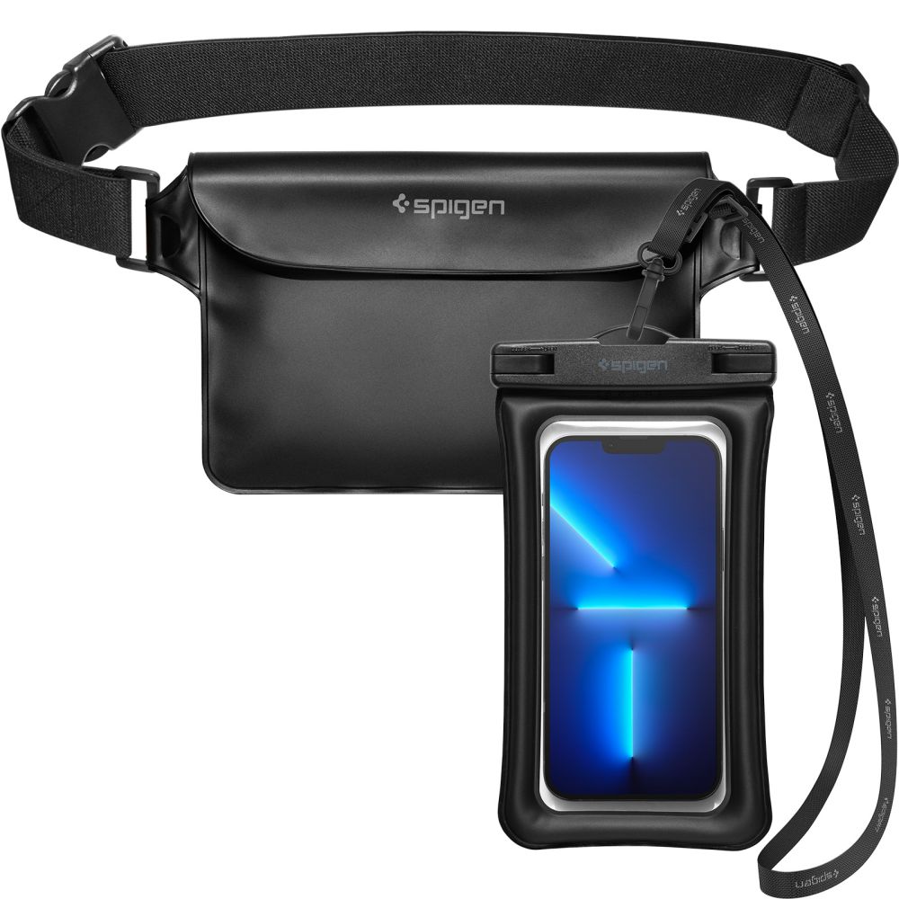 Spigen Spigen Universal Vattentät Midjeväska Och Mobilväska Svart
