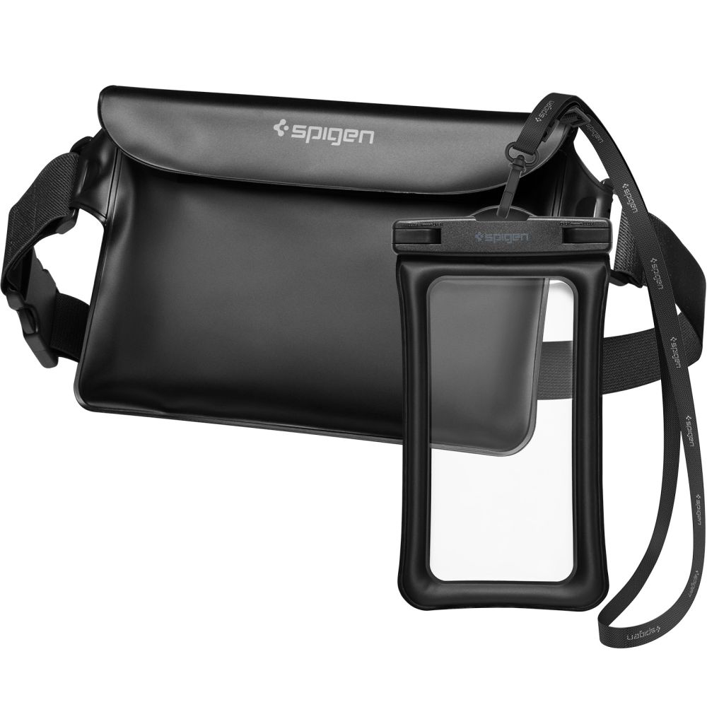Spigen Spigen Universal Vattentät Midjeväska Och Mobilväska Svart