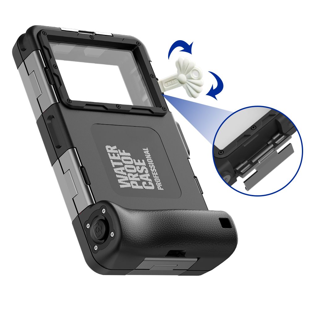 Tech-Protect Tech-Protect IPX8 Universal Dykning Vattentät Fodral Svart