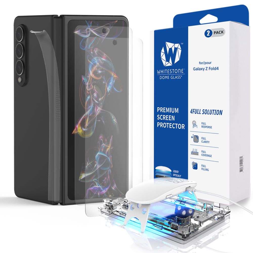Whitestone Whitestone Samsung Galaxy Z Fold 4 2-PACK Skärmskydd DOME Glass