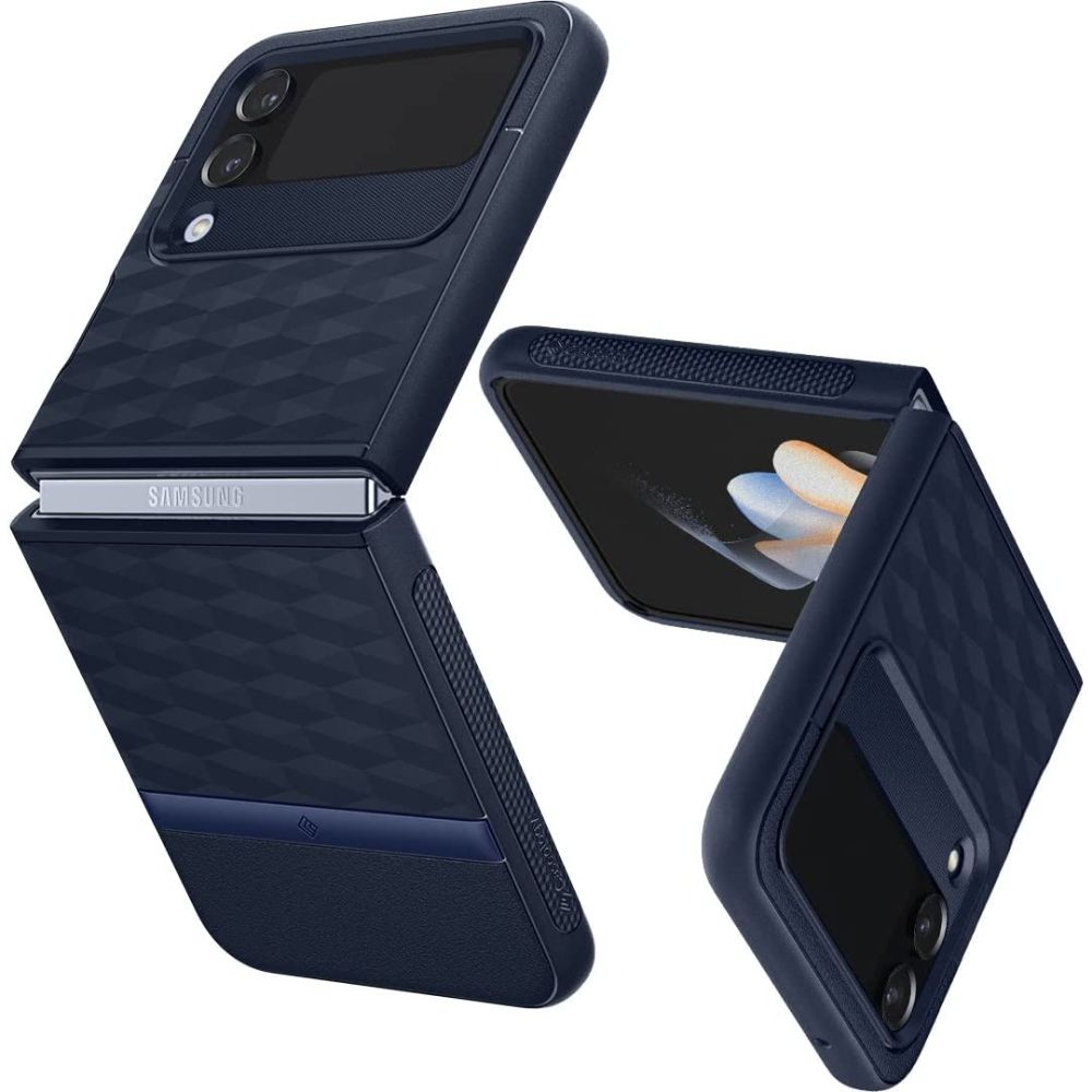 Spigen Spigen Caseology Samsung Galaxy Z Flip 4 Skal Parallax Blå