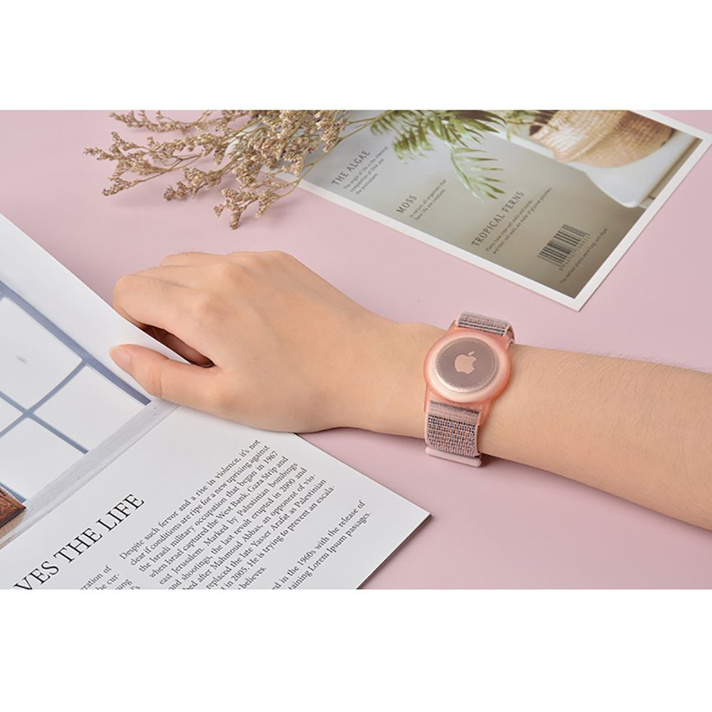 Tech-Protect Tech-Protect Nylon Armband För AirTag 2/1 Till Barn Blå