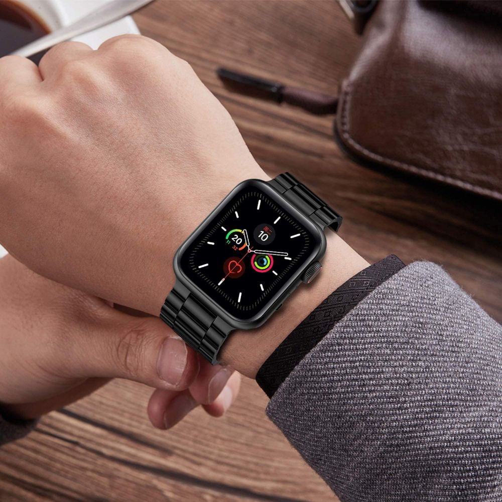 Tech-Protect Tech-Protect Apple Watch 42/44/45/46/49 mm Armband Stainless Svart
