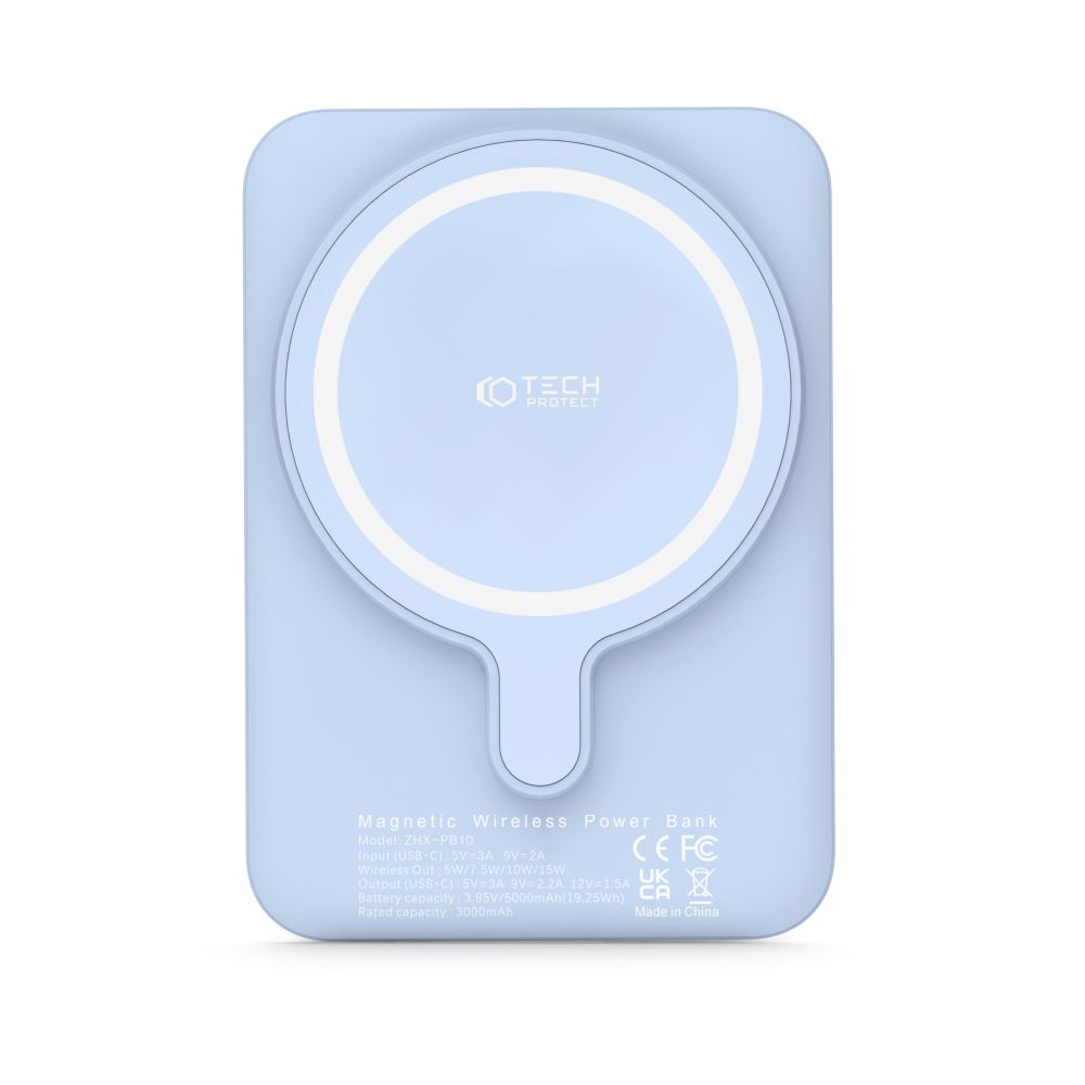 Tech-Protect Tech-Protect 5000 mAh MagSafe Powerbank LifeMag Blå