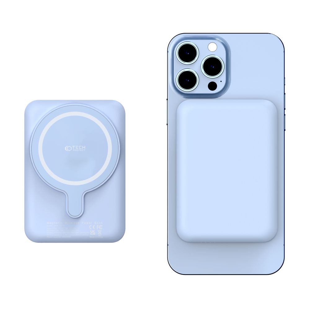 Tech-Protect Tech-Protect 5000 mAh MagSafe Powerbank LifeMag Blå