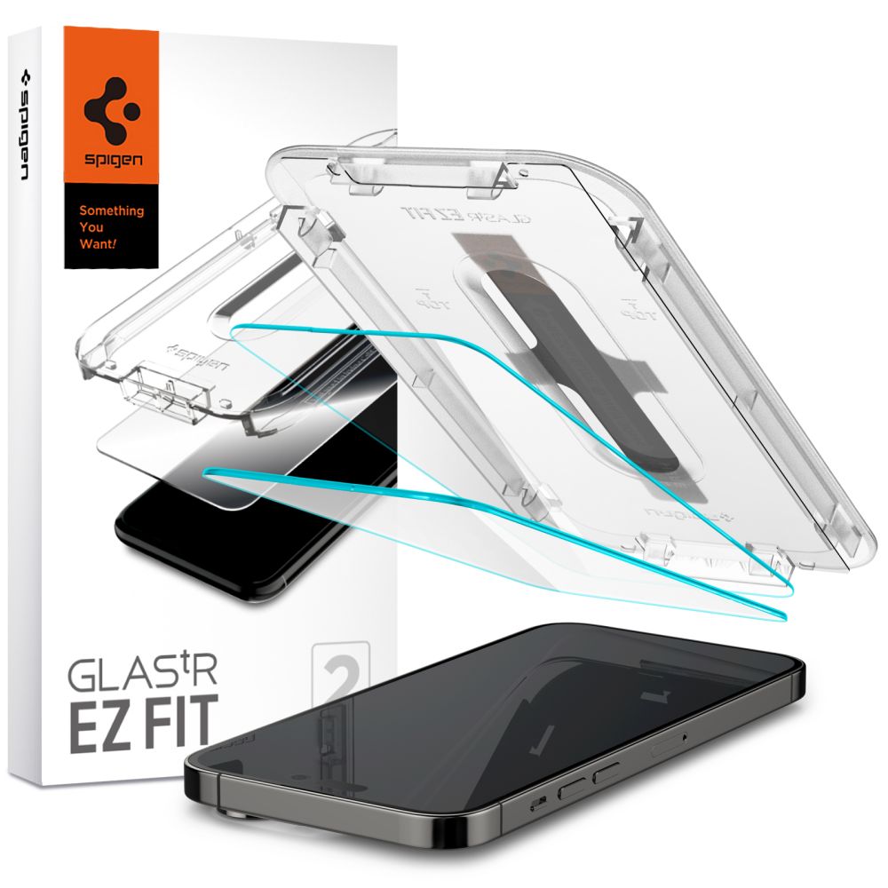 Spigen Spigen iPhone 14 Pro 2-PACK GLAS.tR 