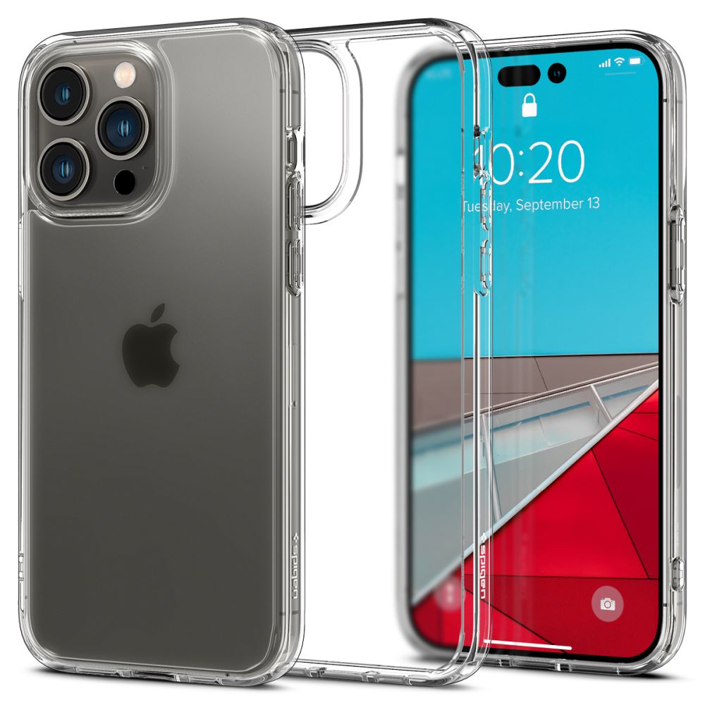 Spigen Spigen iPhone 14 Pro Skal Ultra Hybrid Frostad Transparent