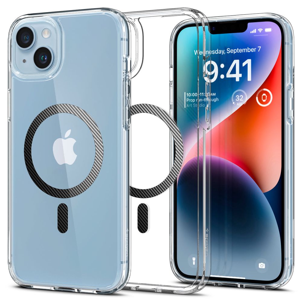 Spigen Spigen iPhone 15 Plus / 14 Plus Skal Ultra Hybrid Mag MagSafe Kolfiber