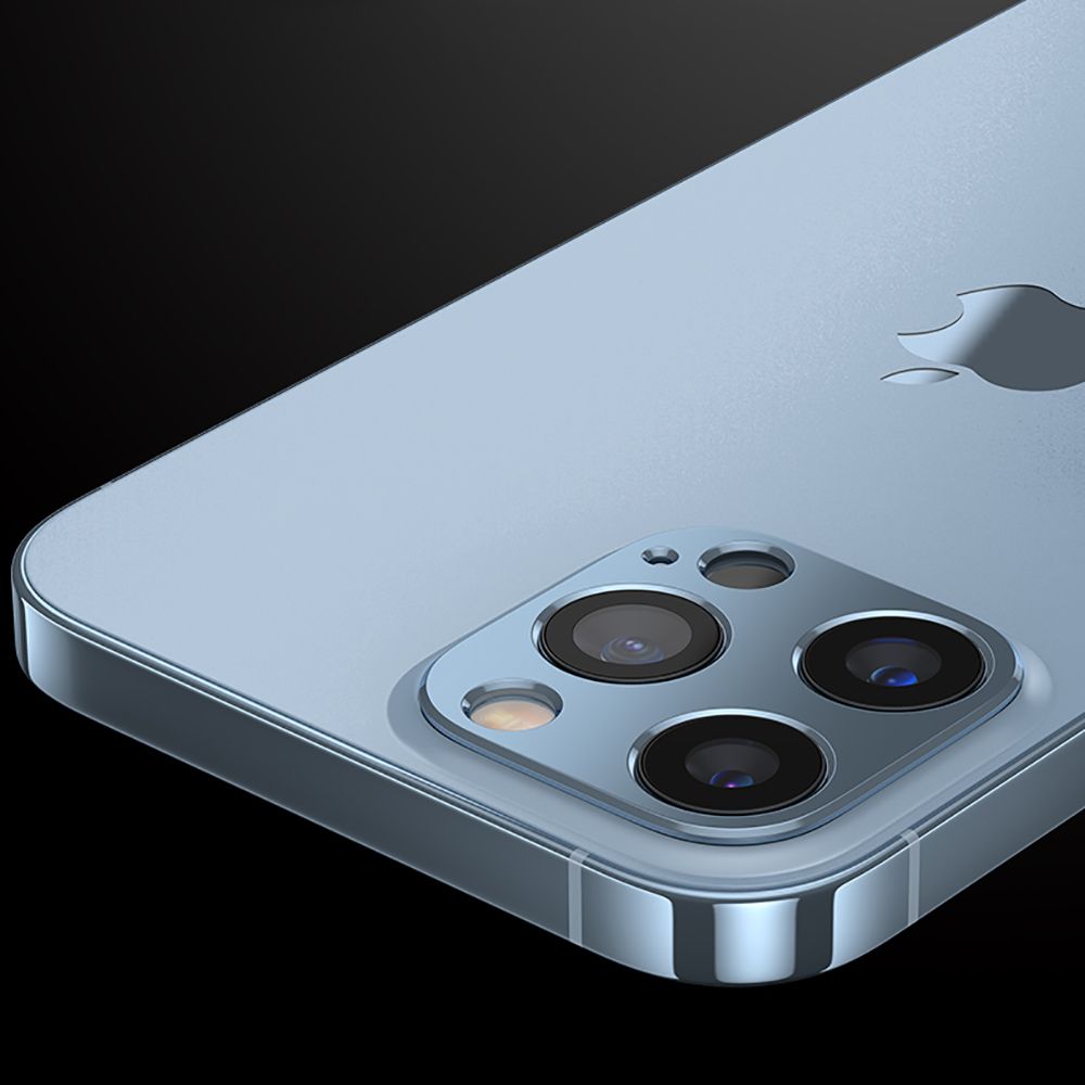 HOFI HOFI iPhone 13 Pro / 13 Pro Max Linsskydd Pro+ Aluminium Blå