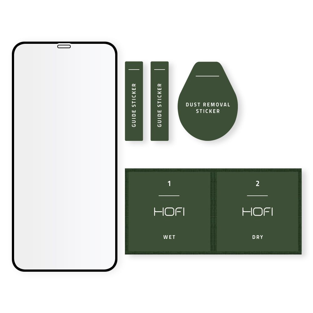 HOFI HOFI iPhone 12/12 Pro Skärmskydd Pro+ Heltäckande Härdat Glas
