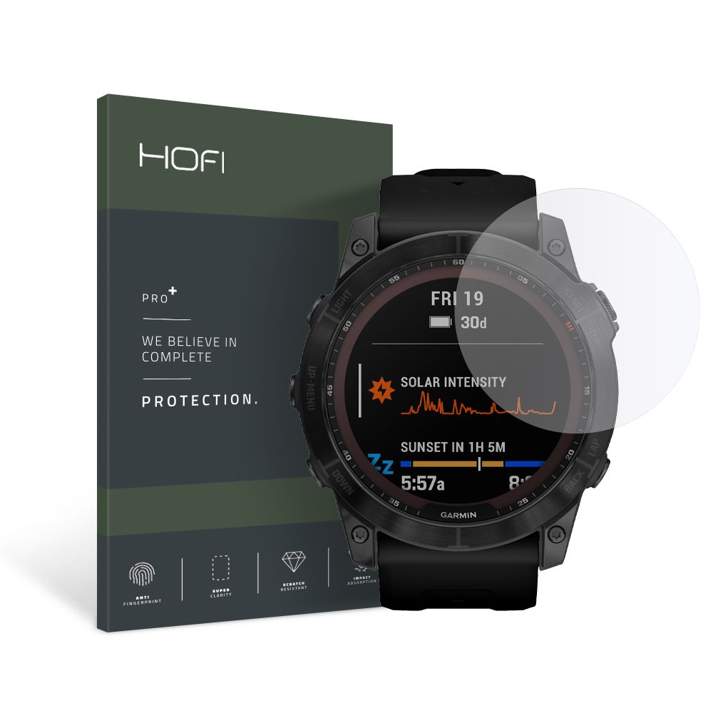 HOFI HOFI Garmin Fenix 6X/6X Pro Skärmskydd Pro+ Härdat Glas