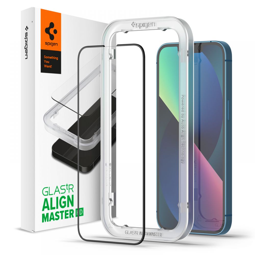 Spigen Spigen iPhone 17e/16e/14/13/13 Pro ALM Glas FC Heltäckande Skärmskydd
