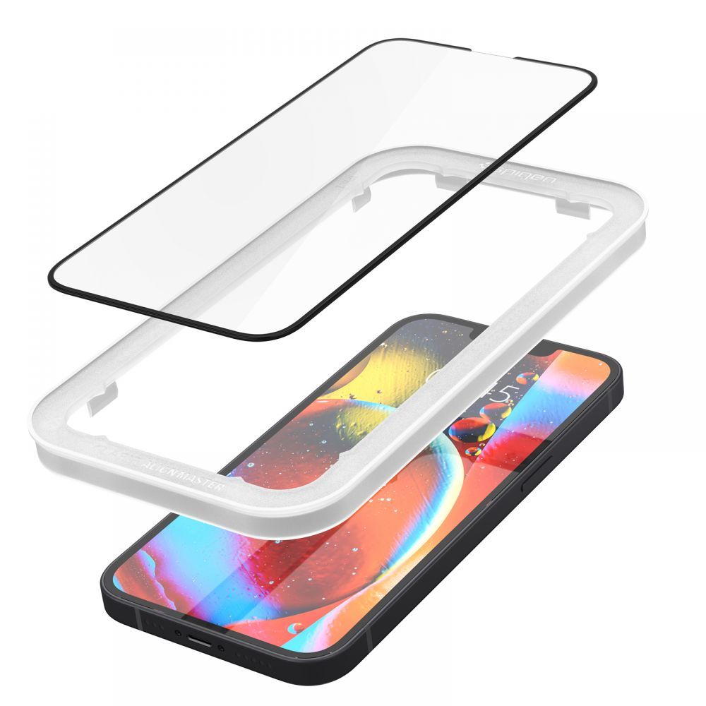 Spigen Spigen iPhone 17e/16e/14/13/13 Pro ALM Glas FC Heltäckande Skärmskydd