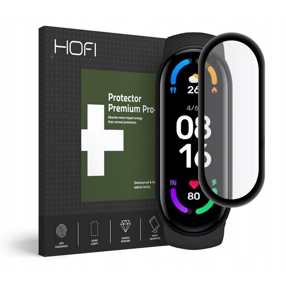 HOFI HOFI Xiaomi Mi Smart Band 6 Skärmskydd Hybrid Glas