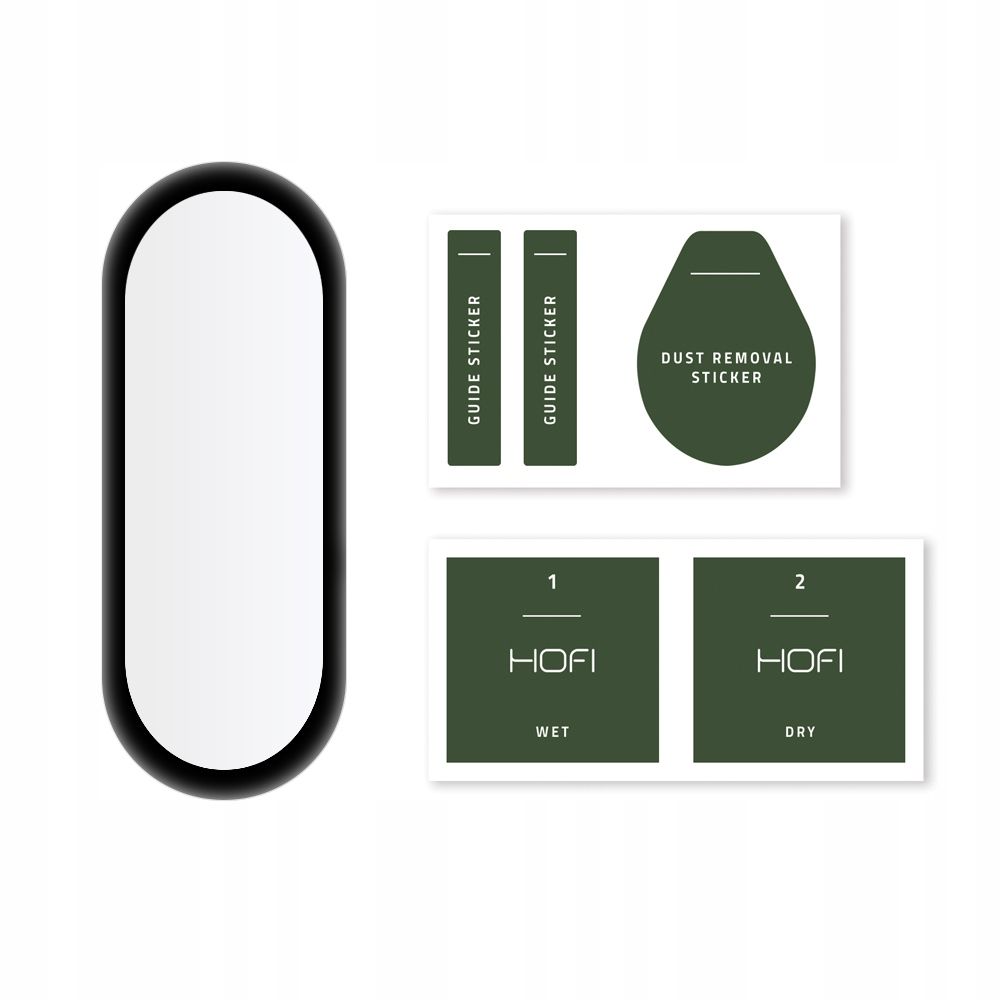 HOFI HOFI Xiaomi Mi Smart Band 6 Skärmskydd Hybrid Glas