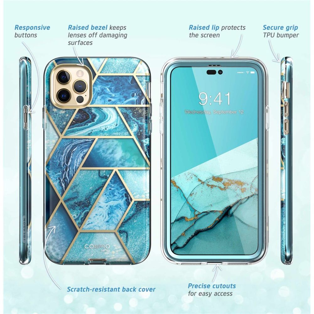 Supcase Supcase iPhone 14 Pro Max Skal Cosmo Ocean Blue
