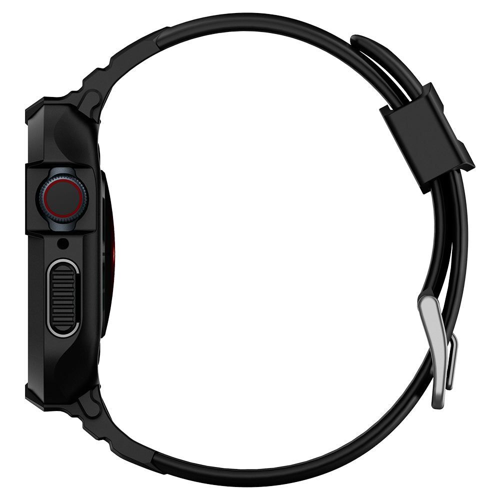 Spigen Spigen Apple Watch 44/45 mm Skal/Armband Rugged Armor 'Pro' Svart