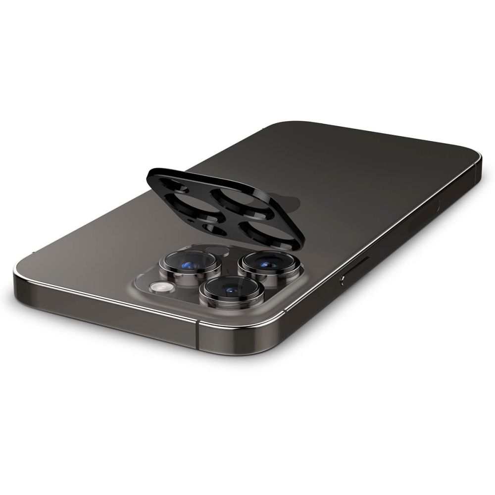 Spigen Spigen iPhone 14 Pro/Pro Max/15 Pro/Pro Max 2-PACK Optik GLAS.tR Linsskydd