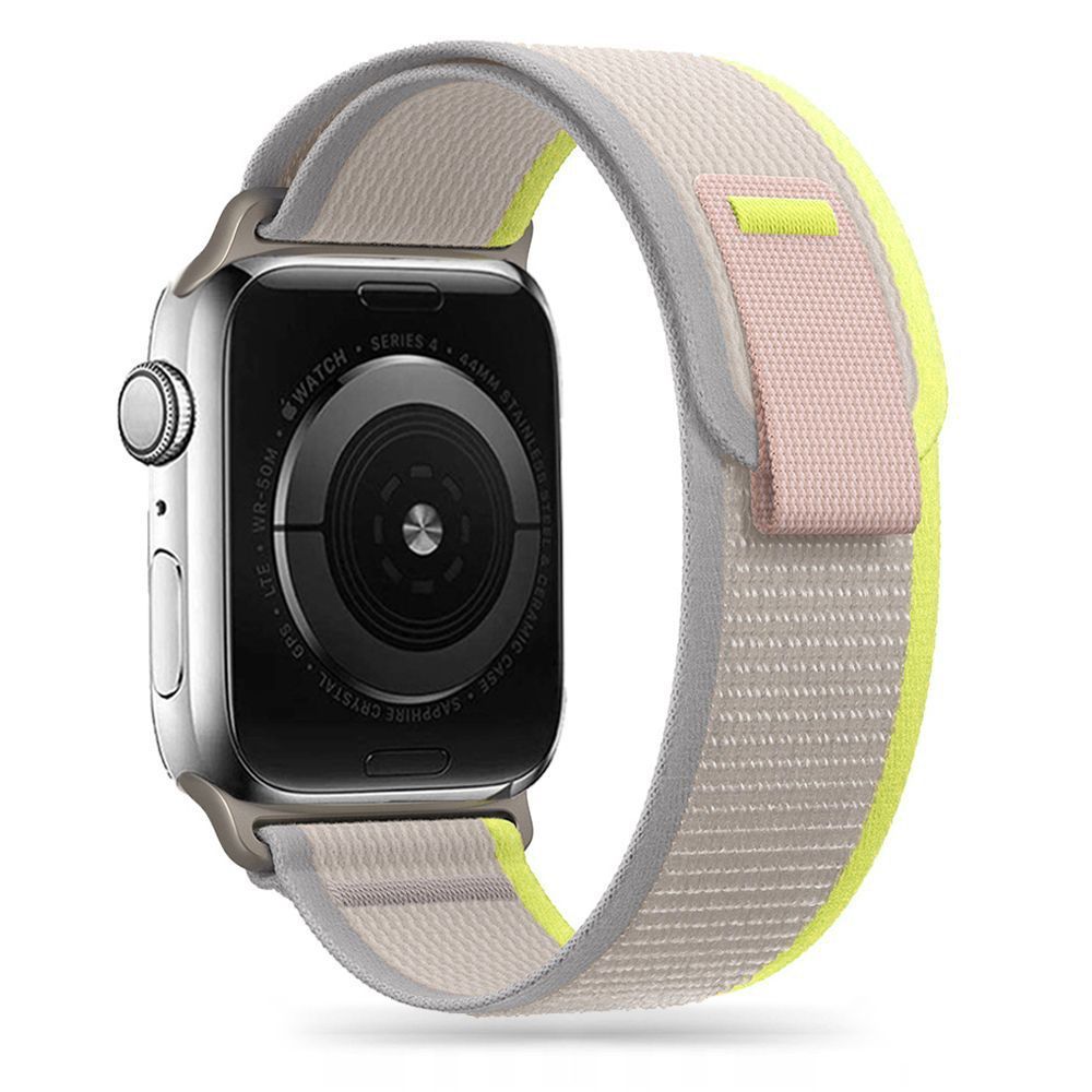 Tech-Protect Tech-Protect Apple Watch 42/41/40/38 mm Armband Nylon Beige