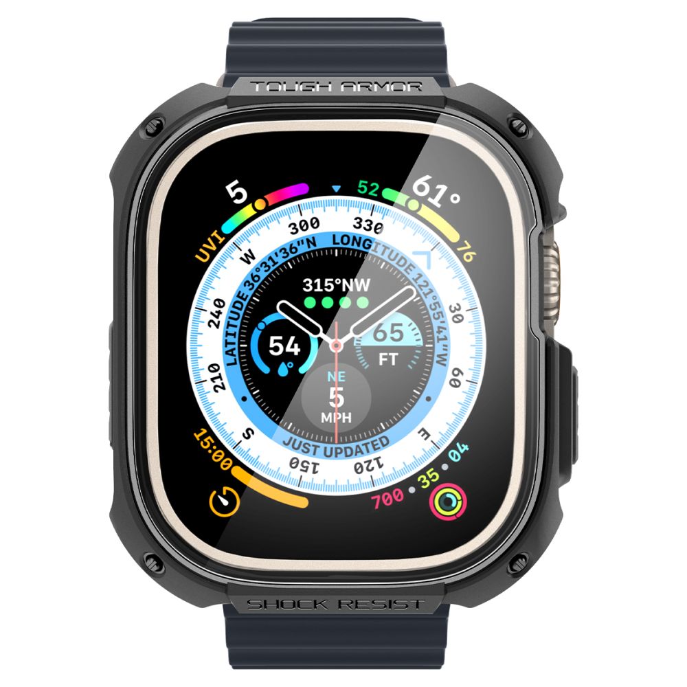 Spigen Spigen Apple Watch Ultra 49 mm Skal Tough Armor Svart