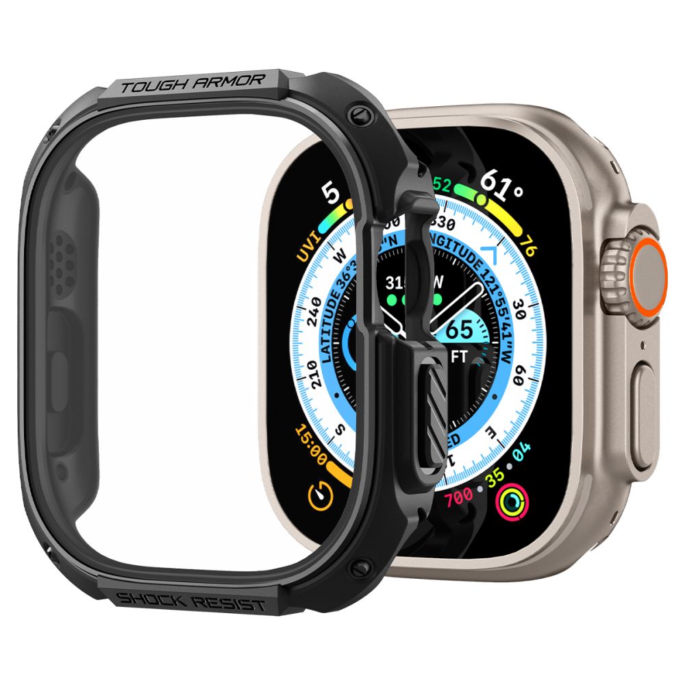 Spigen Spigen Apple Watch Ultra 49 mm Skal Tough Armor Svart