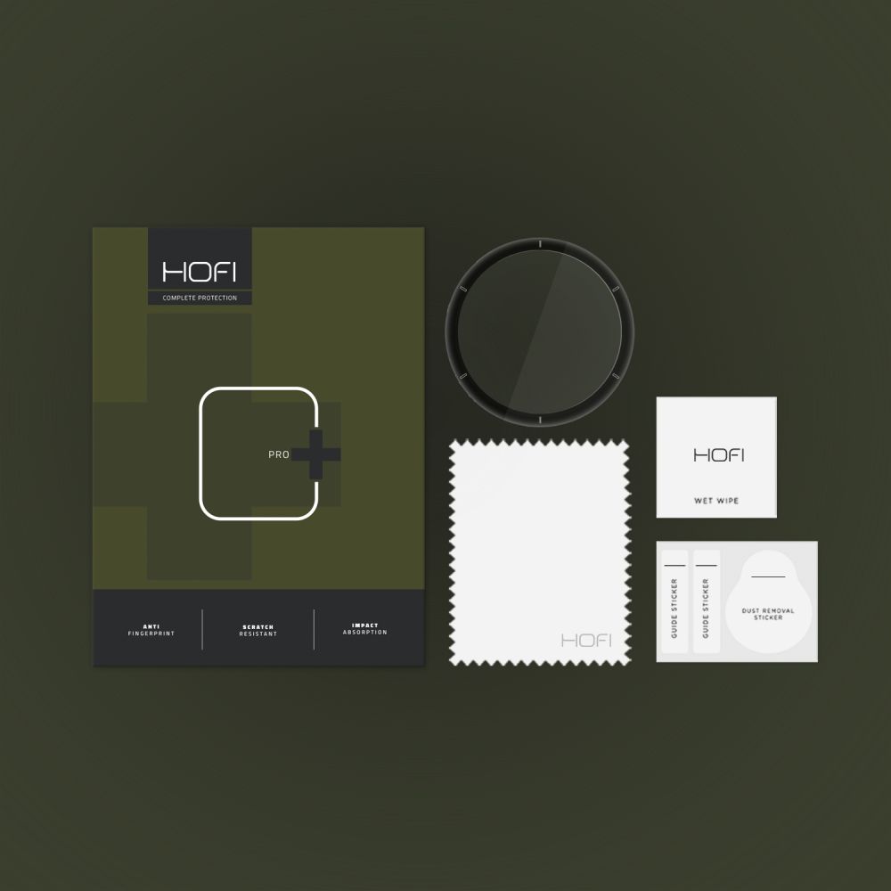 HOFI HOFI Garmin Venu 2 Skärmskydd Pro+ Hybrid Glas Svart