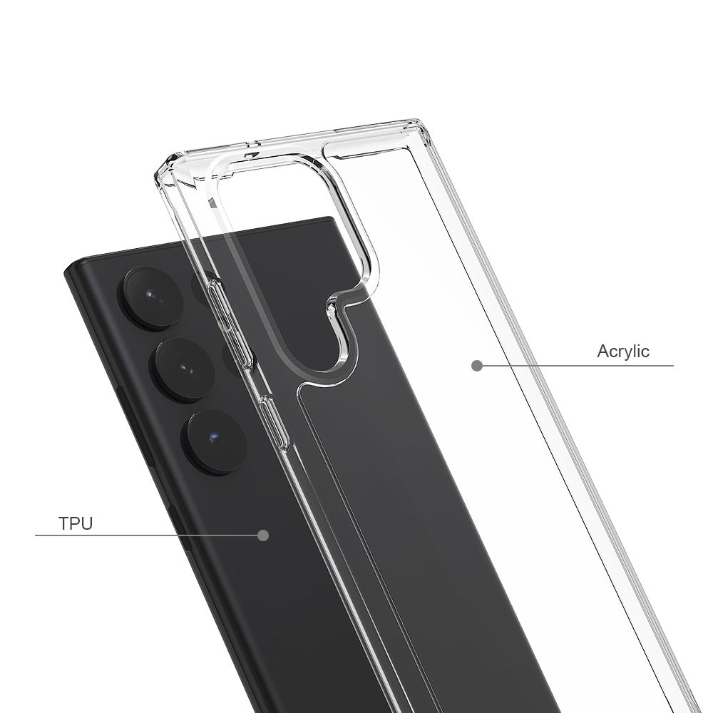 Tech-Protect Tech-Protect Galaxy S23 Ultra Skal FlexAir Hybrid Transparent