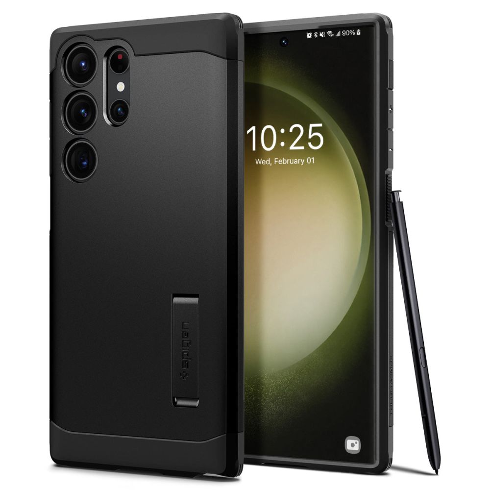Spigen Spigen Galaxy S23 Ultra Skal Tough Armor Svart