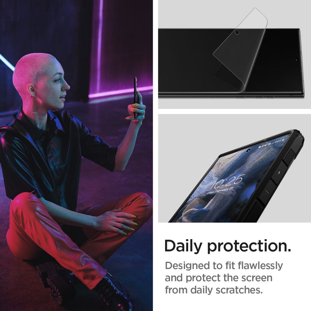 Spigen Spigen Galaxy S23 Ultra 2-PACK Neo Flex HD Skärmskydd