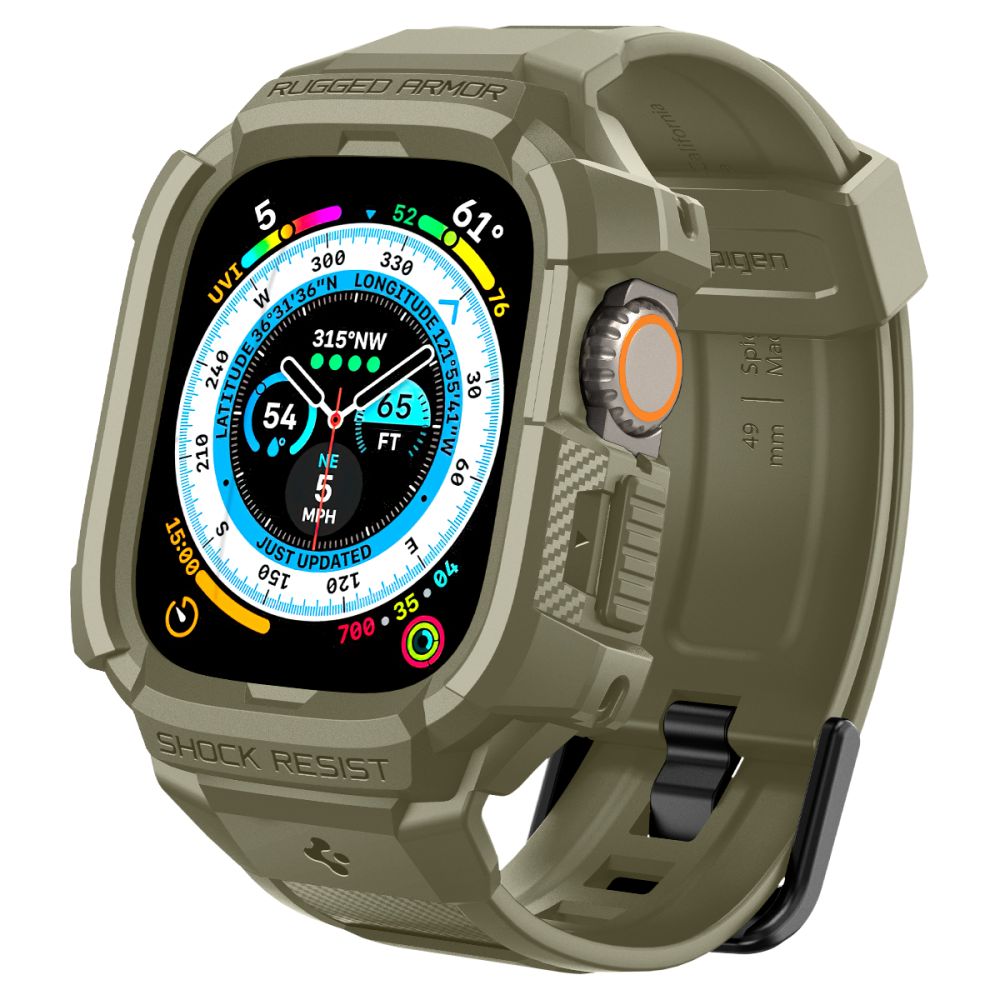 Spigen Spigen Apple Watch Ultra 49 mm Skal/Armband Rugged Armor 'Pro'