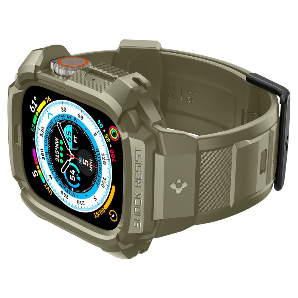 Spigen Spigen Apple Watch Ultra 49 mm Skal/Armband Rugged Armor 'Pro'