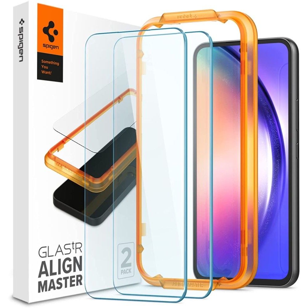 Spigen Spigen Galaxy A54 5G 2-PACK Skärmskydd ALM Glas.tR